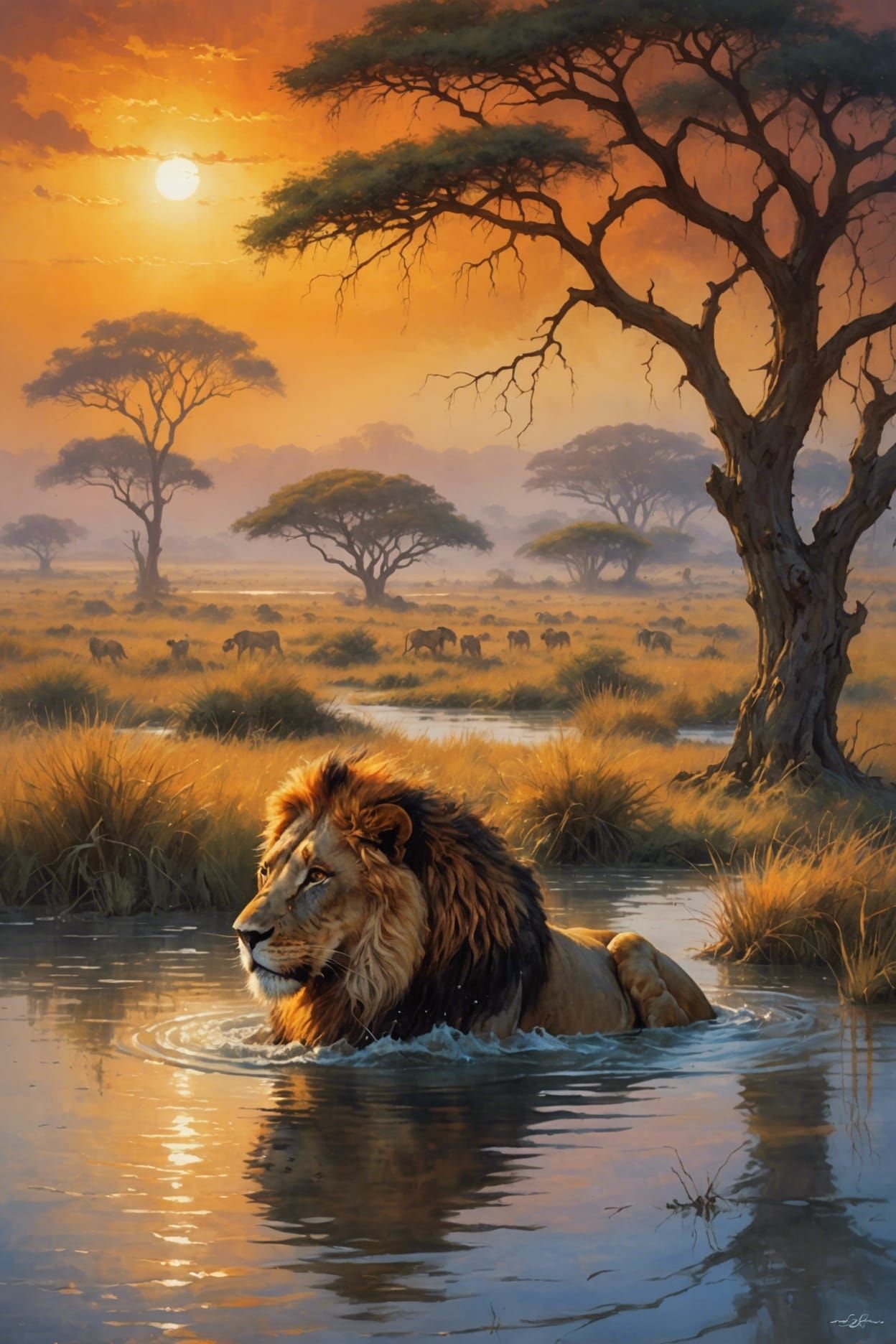 Lion, Dry Land Ahead