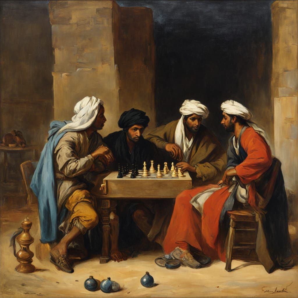 Arabs Playing Chess
