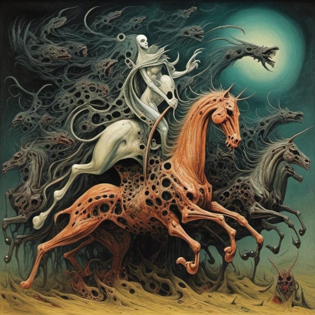 Death Rides: A Surreal Apocalypse by H.R. Giger