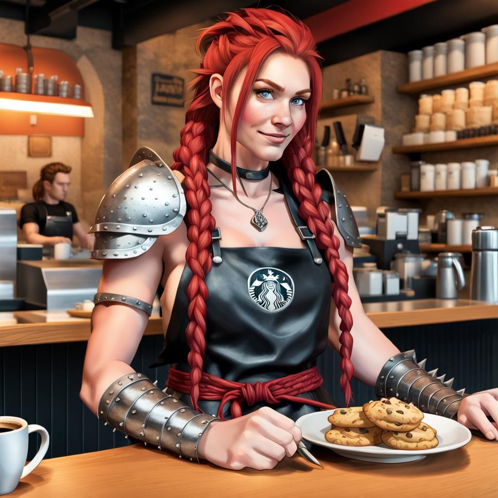 Barbarian's First Day at the Coffee Shop