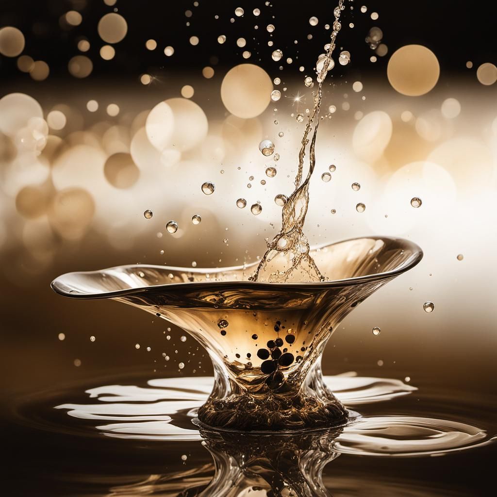 Geometric Bauhaus Portrait in Sumi-e Style