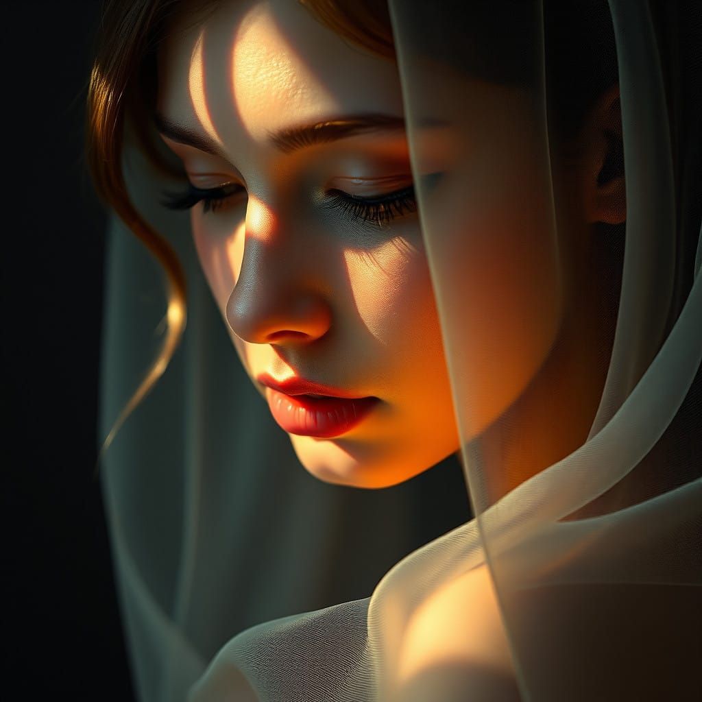 Dreamy Skin Illuminated in Soft, Ethereal Light