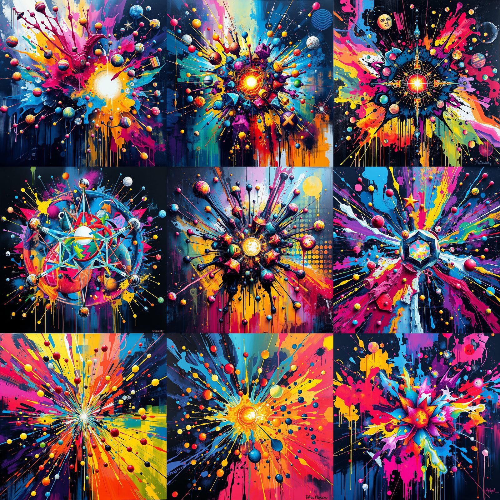 Quantum Reality as Graffiti Art Universe