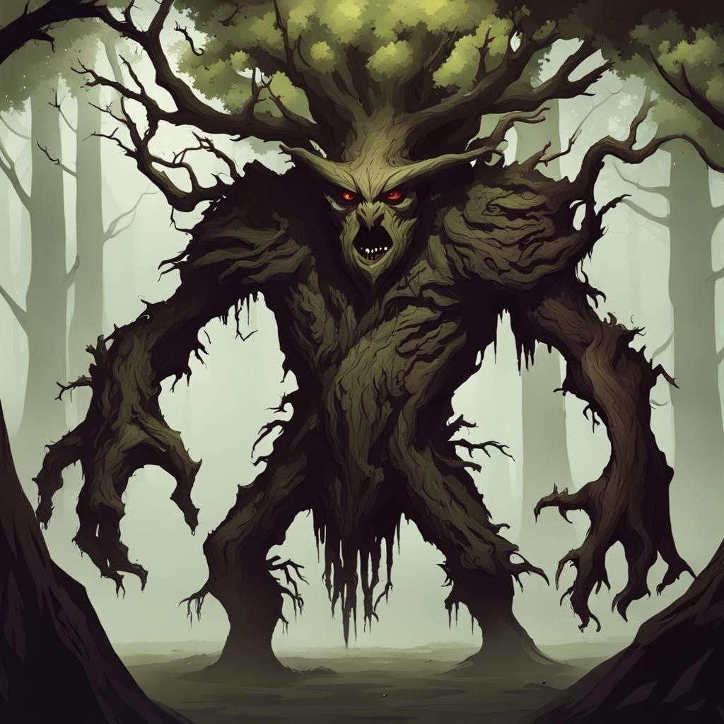 Evil Treant from Dungeons and Dragons