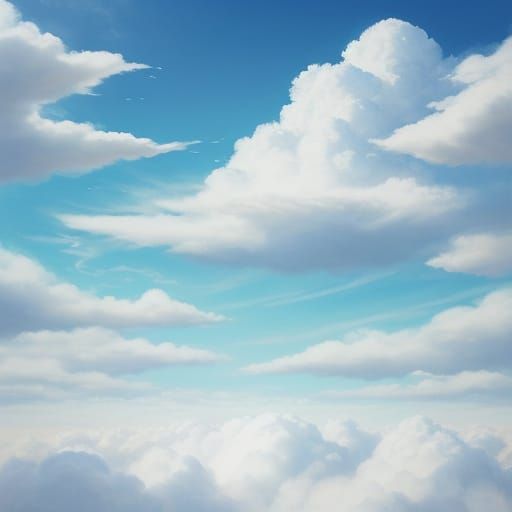 Whimsical Cloudscapes in Dreamlike Surrealism