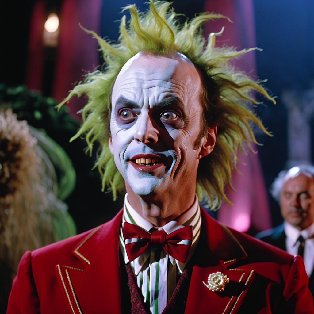 Michael Keaton as Beetlejuice in 1988 Film