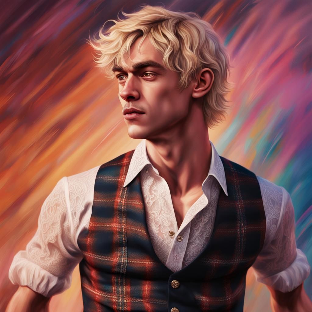 Ross Lynch in a Kilt 231227J