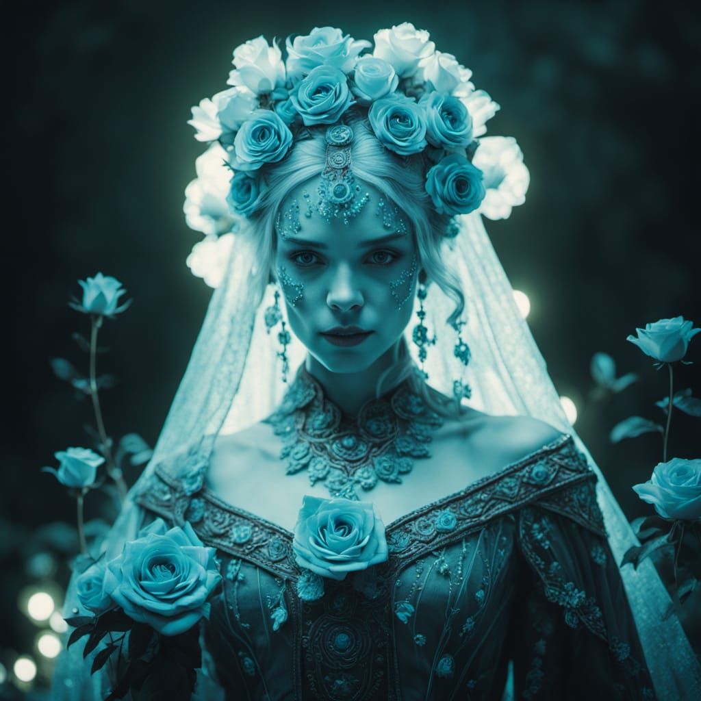 Fae Goddess in Luminous Bloom