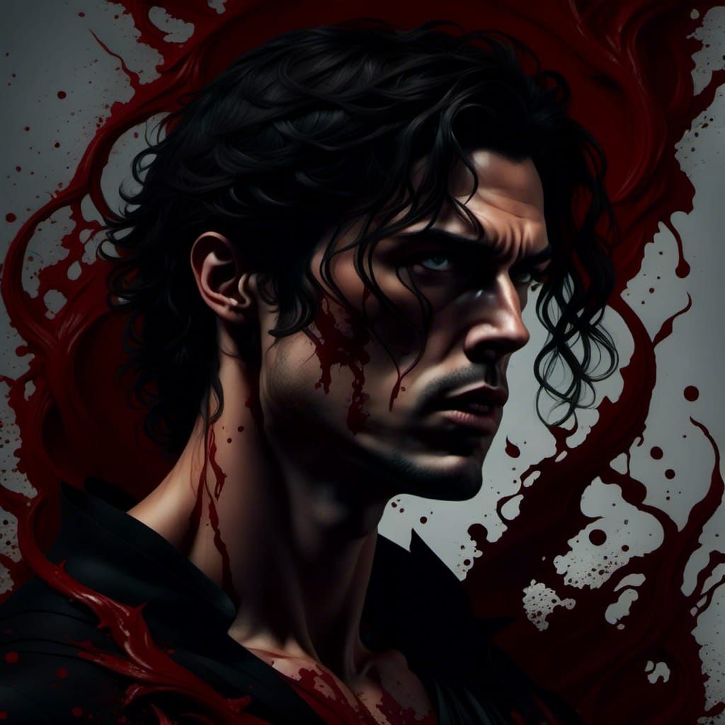 Furious Hades Portrait in Hyperrealistic Style