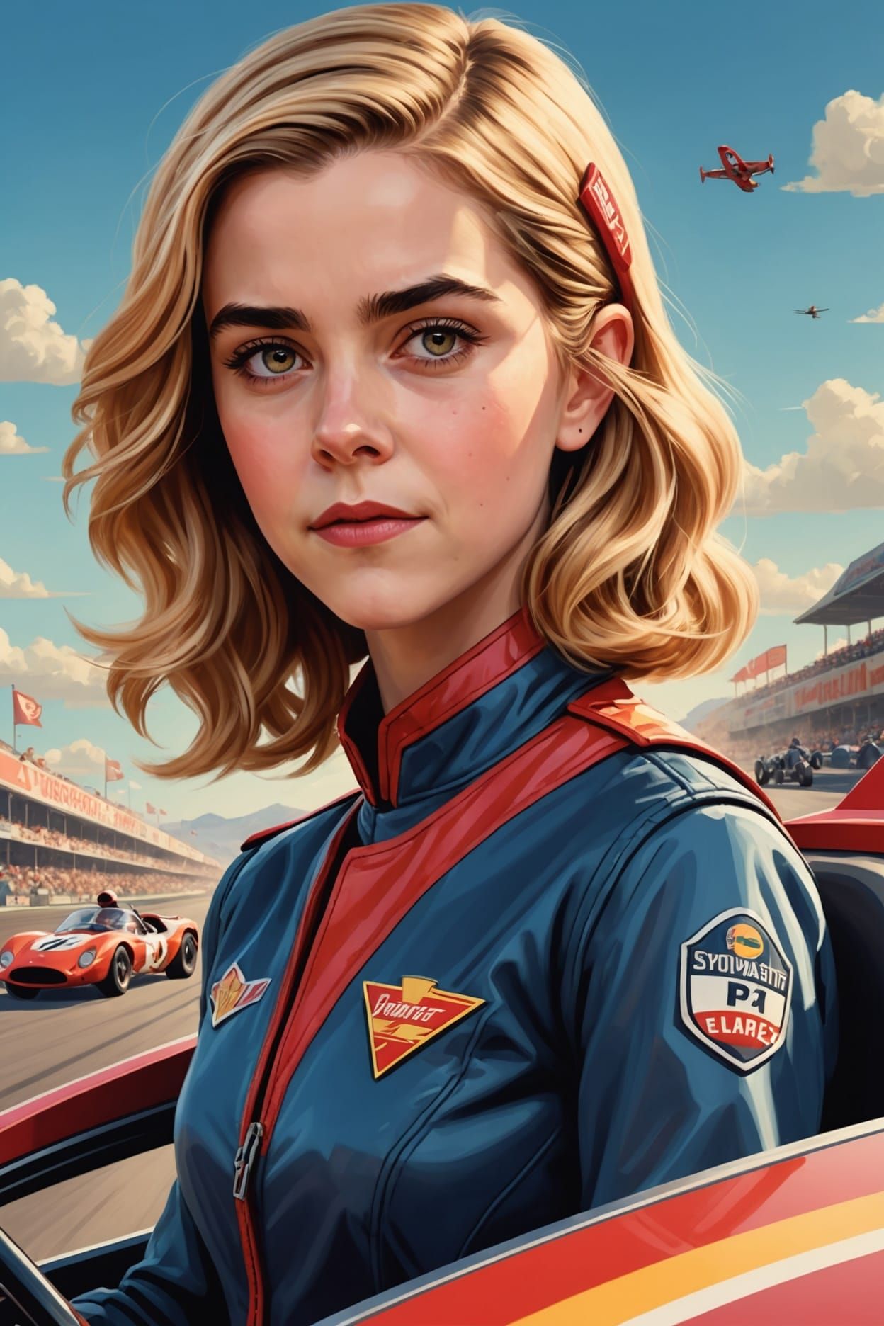 Kiernan Shipka as Penelope Pitstop: A Cinematic Portrait