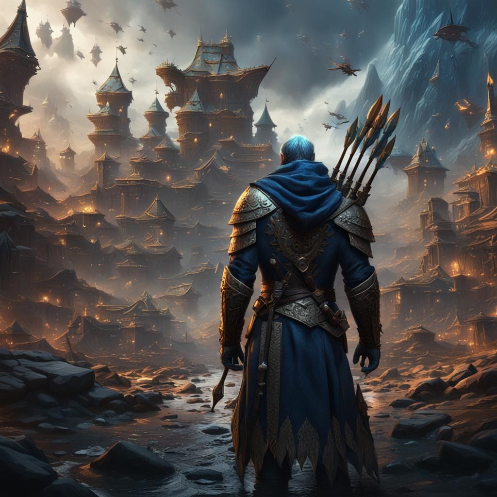 Quincy in Arrow Storm: Fantasy Concept Art