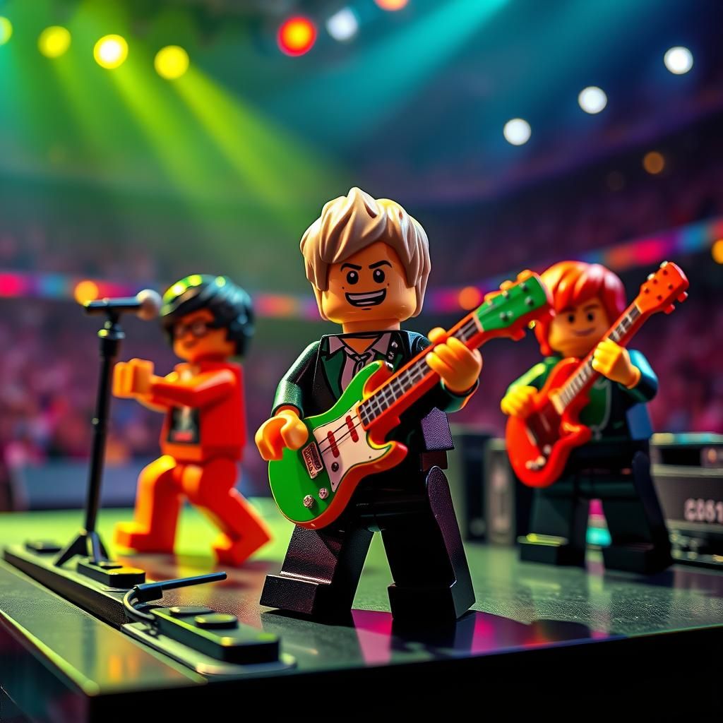 Lego Green Day Rocks the Stage in Concert