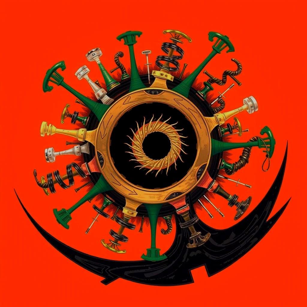 Abstract Spiral Motion and Dynamic Rotation