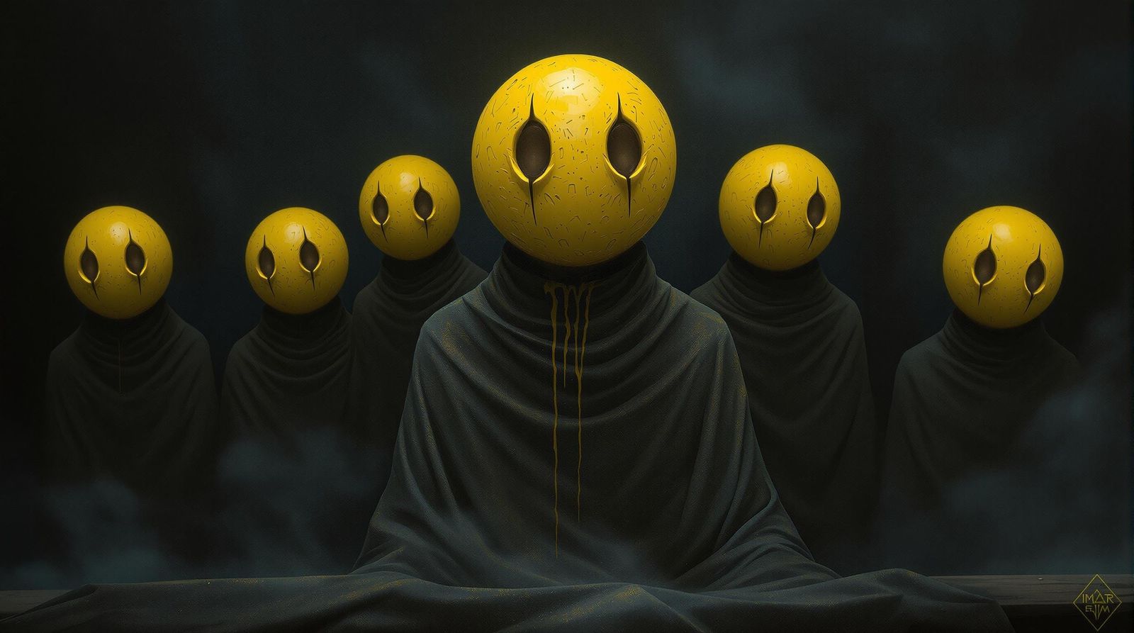 Pac-Man Horror Acolytes in Occult Ritual