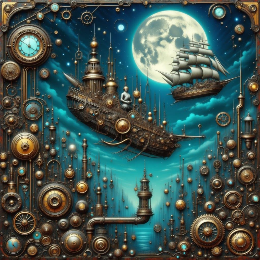 Peter Pan and the Lost Boys Soar Through a Steampunk Night S...