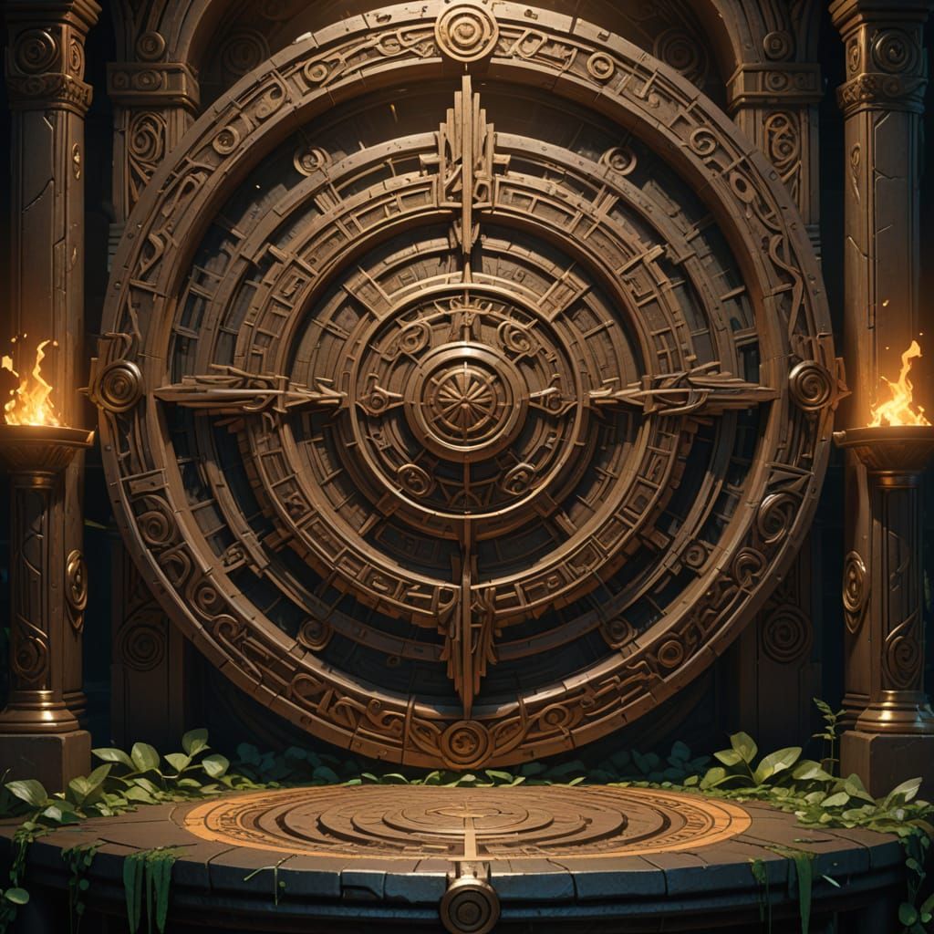 Circle of Fallen Guardians Memorial in Dynamic Lighting