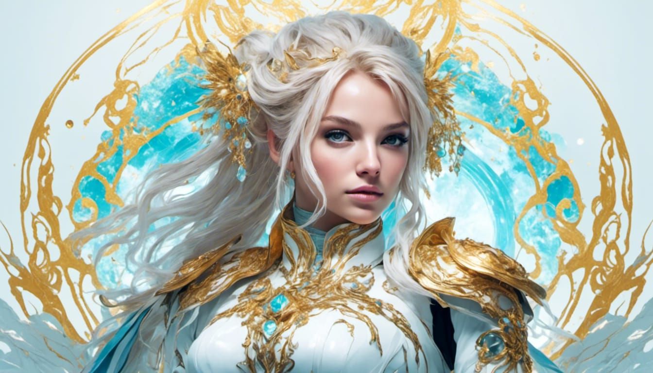 Britney Spears as Yuna in Final Fantasy Style