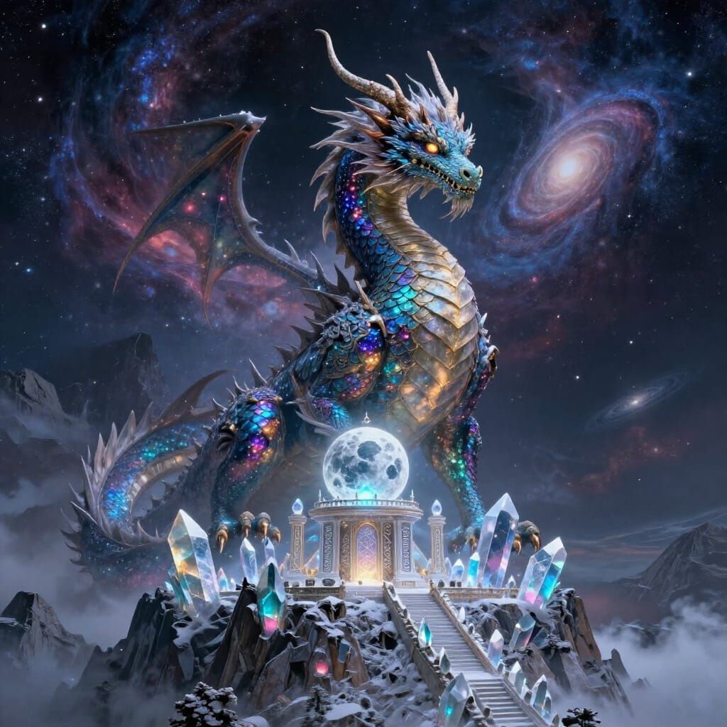 Dragon Guards Celestial Observatory on Crystalline Peak