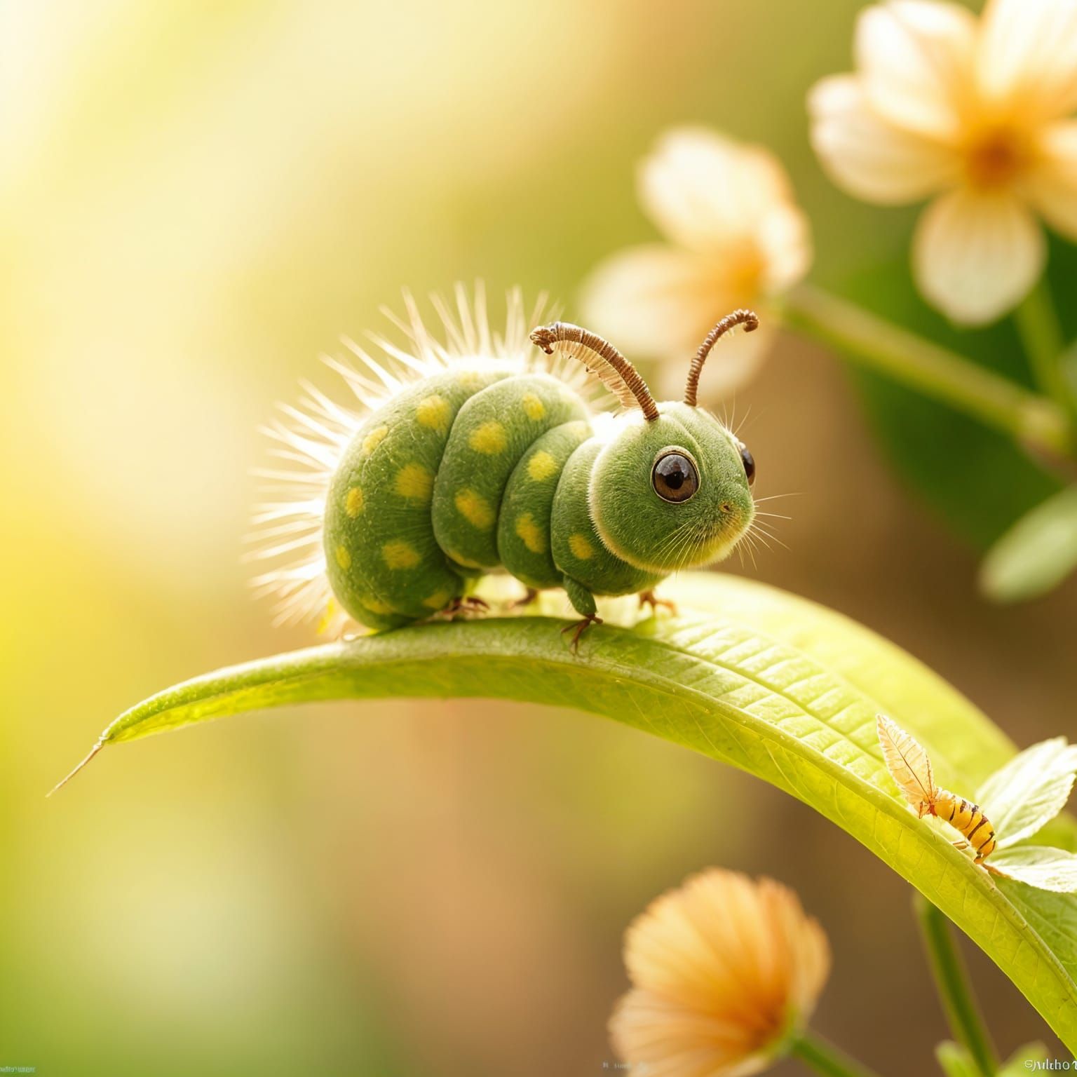 Vibrant Springtime Caterpillar Delight