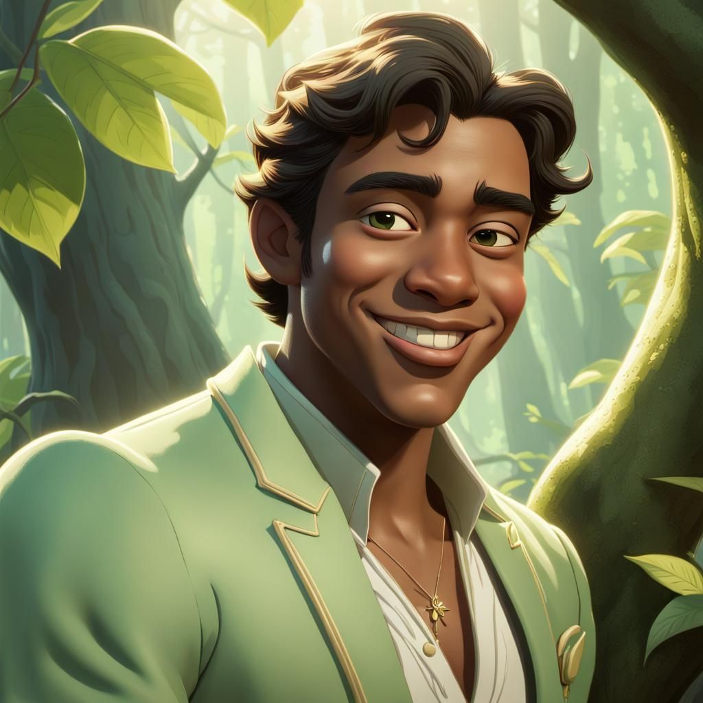 Close Up of Prince Naveen Smiling πππΈ