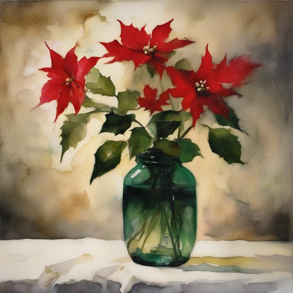 Golden Christmas Whimsy in Distressed Elegance