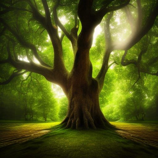 Phallic Shaped Ancient Tree: Professional Photography