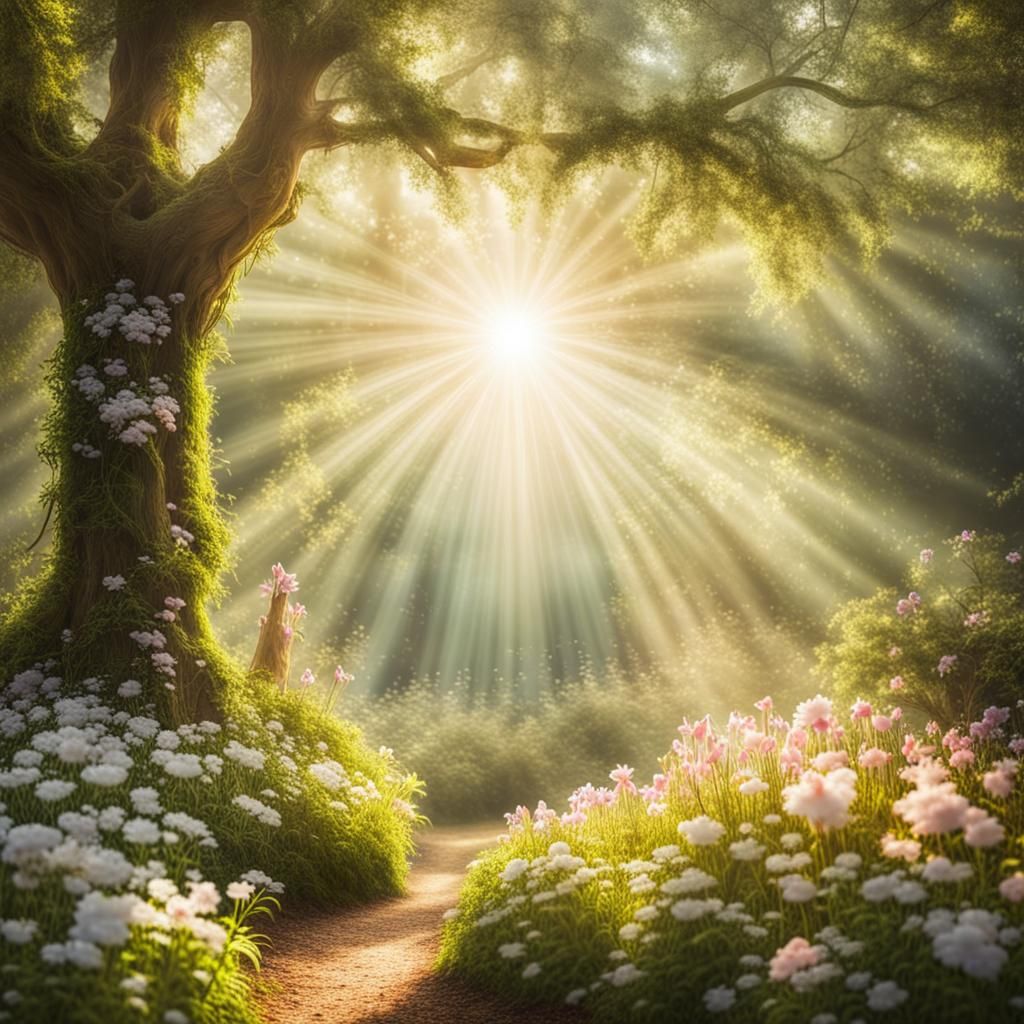 Whimsical Fairy Wonderland in Divine Light