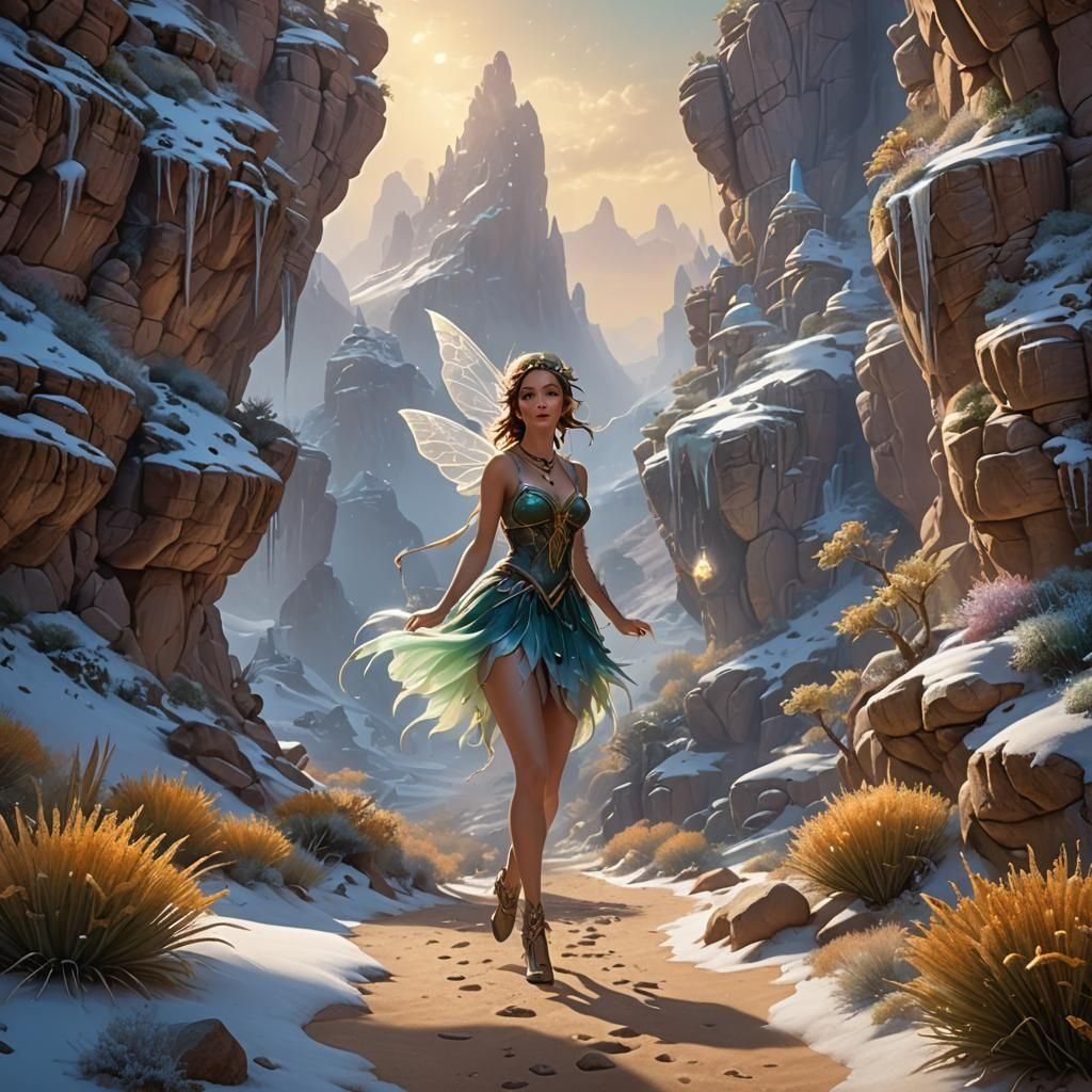 Desert fairy girl