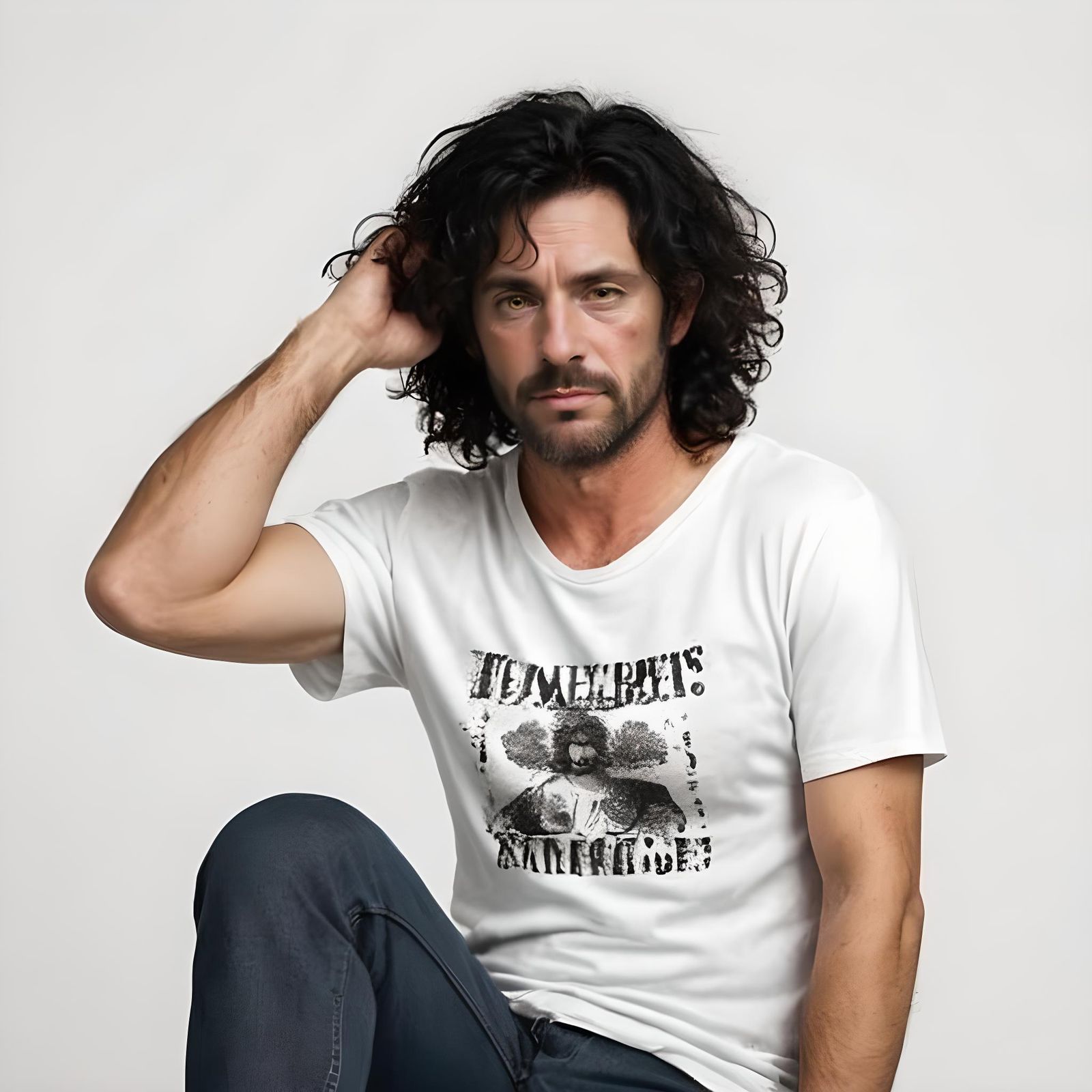 Portrait of a Shy Cajun Man with Chartreuse Eyes