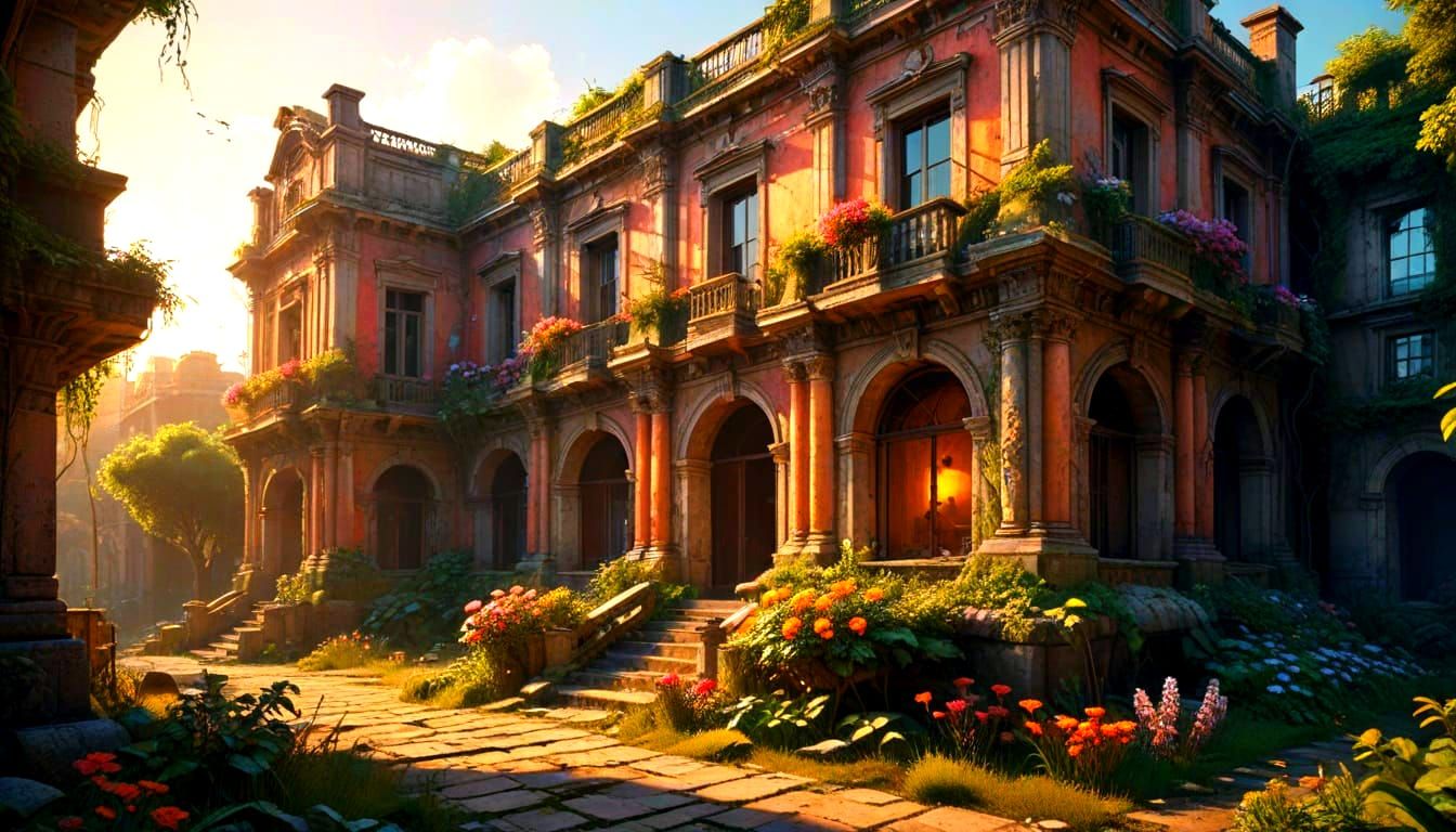 Lush Urban Landscape Reclaimed by Nature in Photographic Sty...