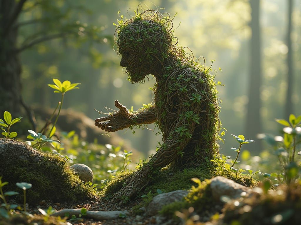 Plant for My Spectre Biophilosophical Wicker