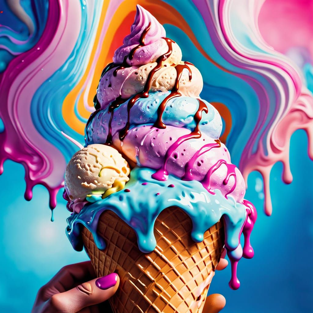 Frozen treat cheers!