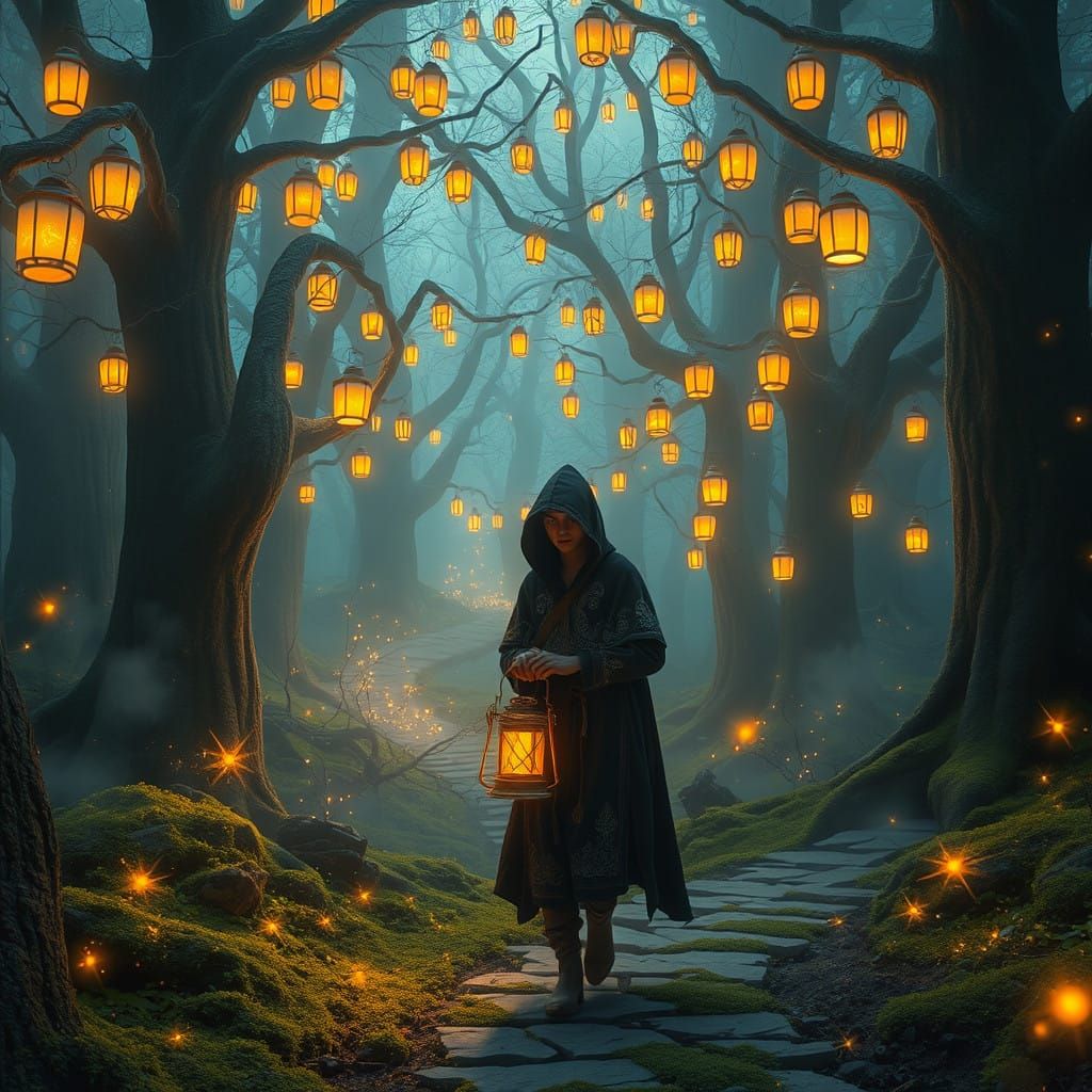 Whispering Woodland, a Celestial Forest Battlement