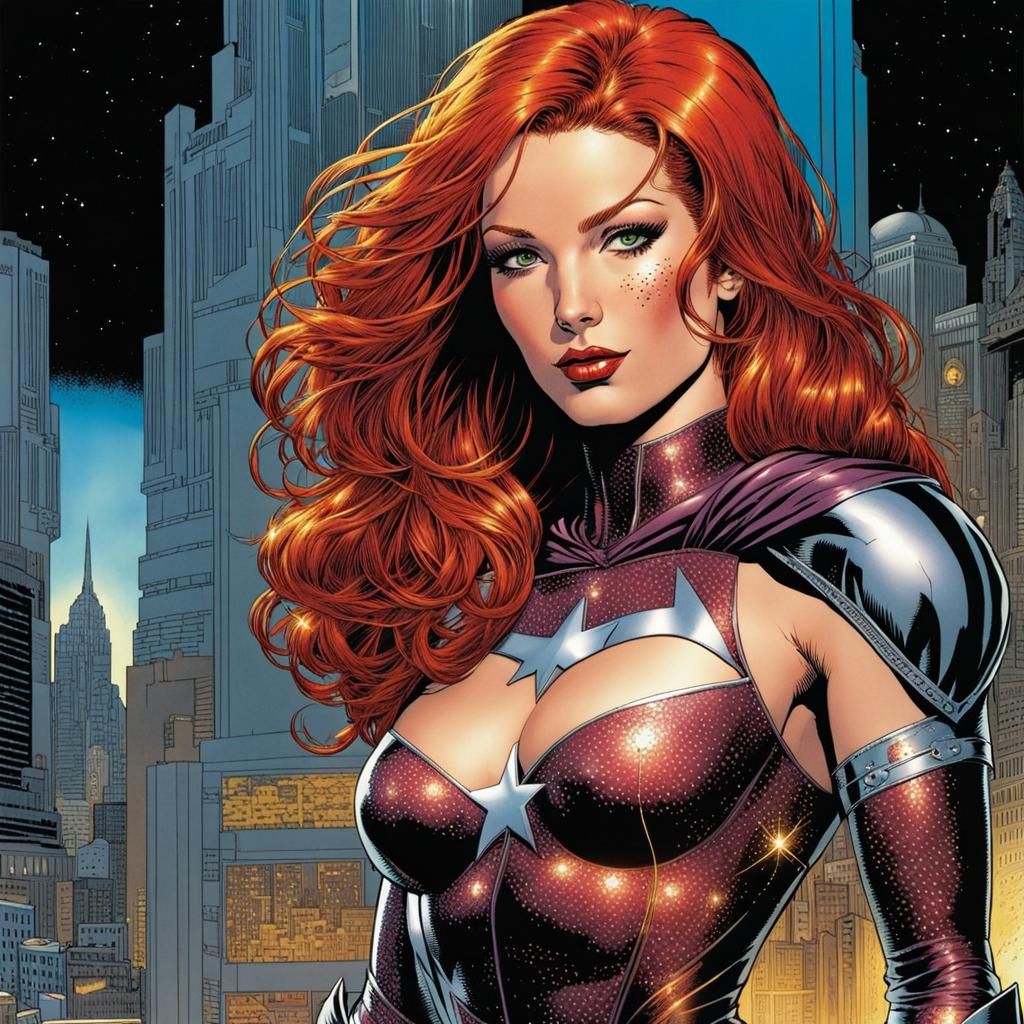 A female superhero