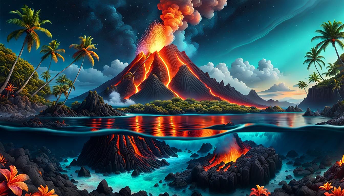 Tropical Volcano