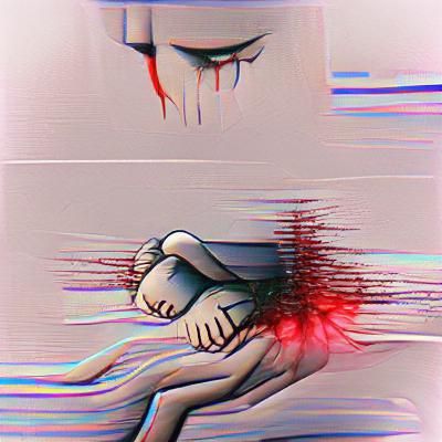 Abstract AI Image of Trauma Concept