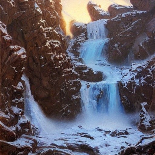 Icewind Dale: Oil Painting Landscape