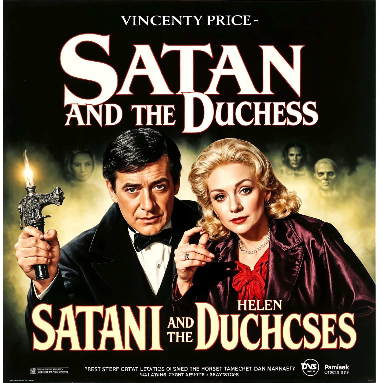 Classic Horror Movie Poster: Satan and the Duchess
