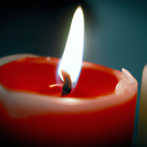 Dramatic Never Ending Candle in Cinematic Style