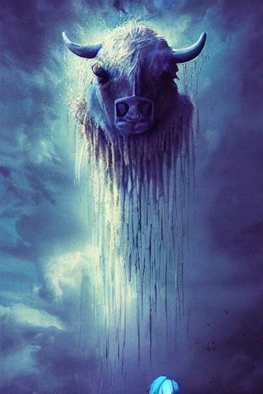 Blue Wizard, Grant Lee-Buffalo, concept art, dreamy, fantasy high detail