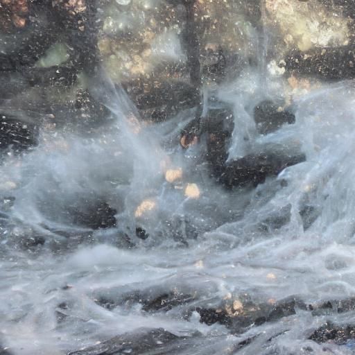 Girl on Sunny Beach as Waves Crash
