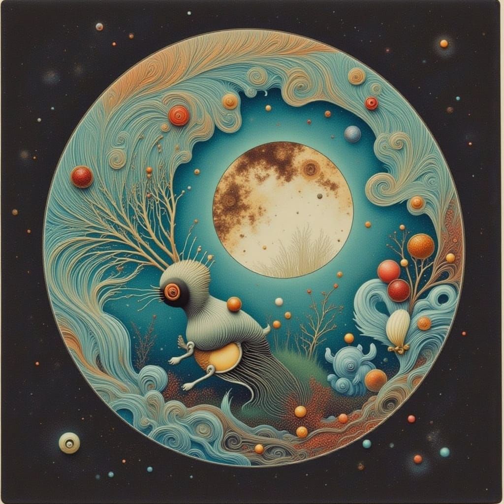 Retro Polaroid Photo of Vintage Street Scene