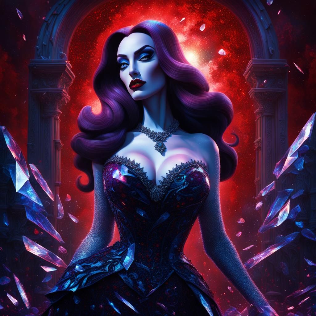 Crystal Jessica Rabbit with Broken Glass Effect