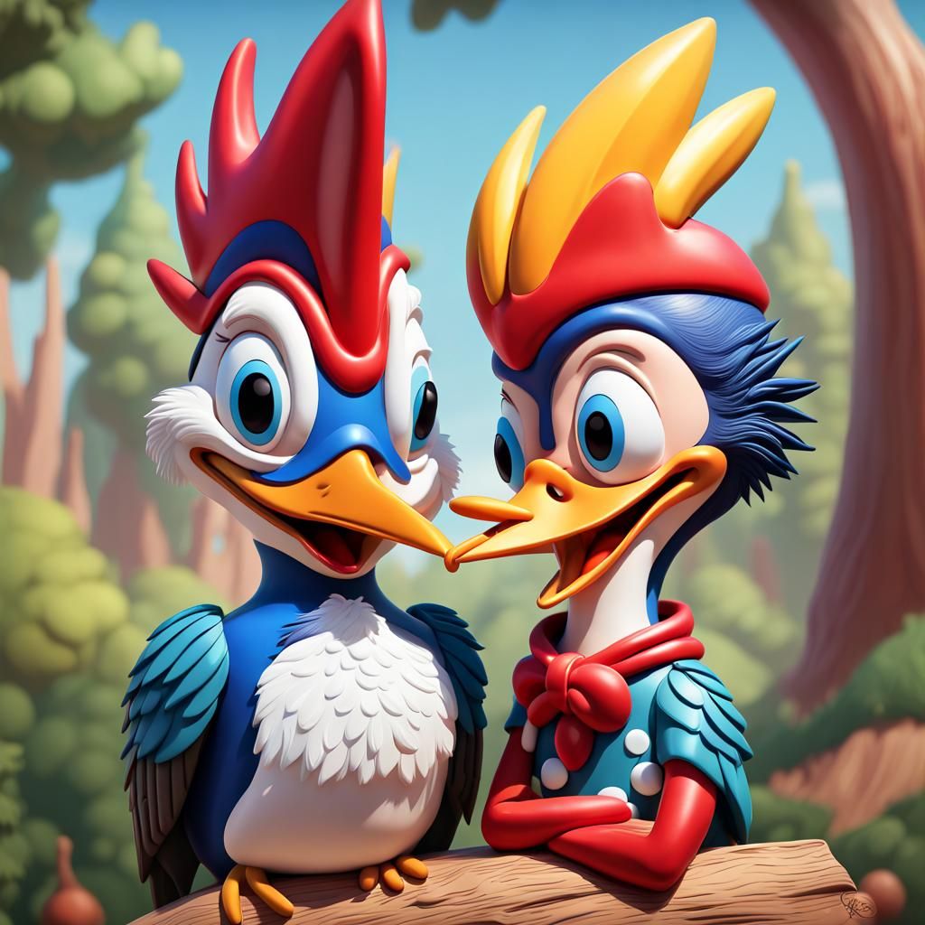 Bobblehead Woody Woodpecker