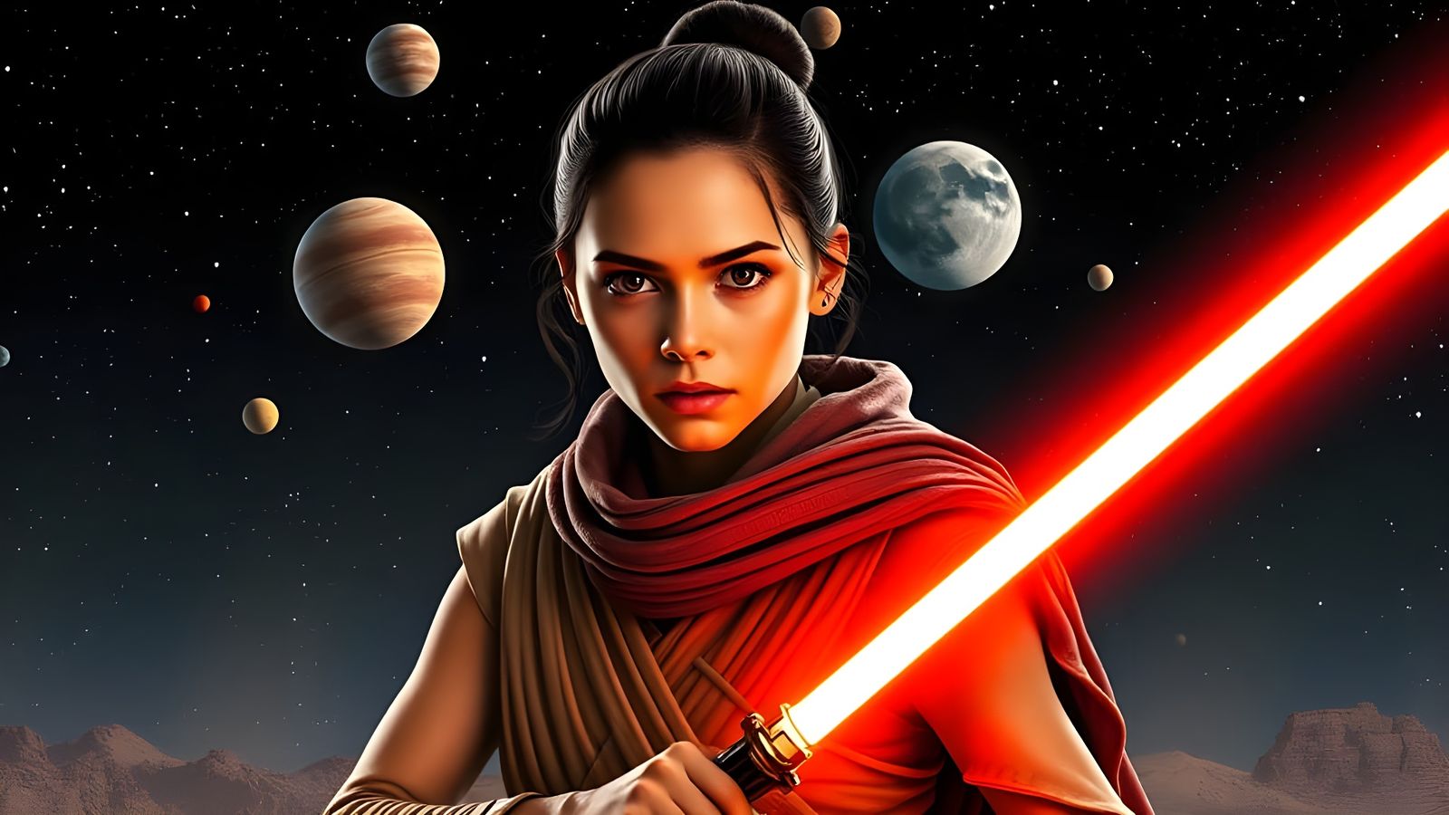 Rey the Hero in Star Wars