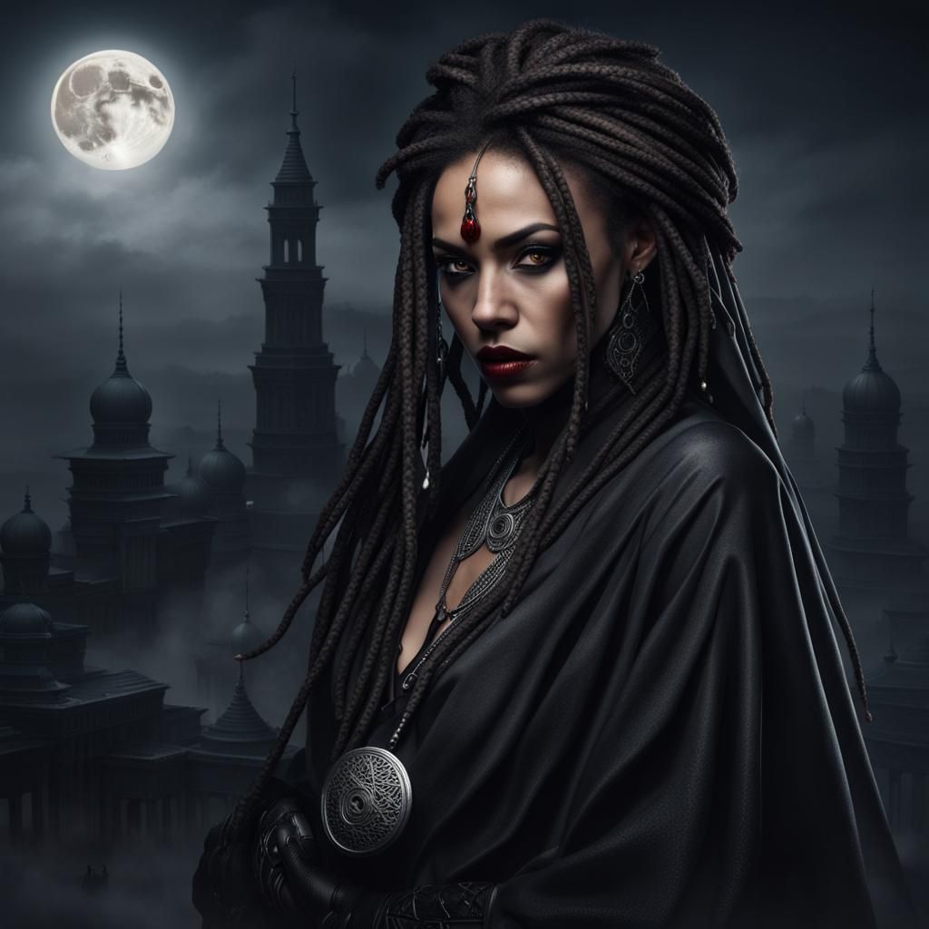 Vampire Assassin in Baghdad: Photorealistic Eastern Style