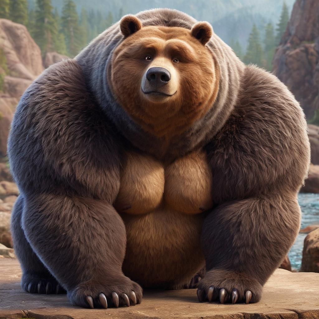 Tug the Bodybuilder Bear from Brother Bear