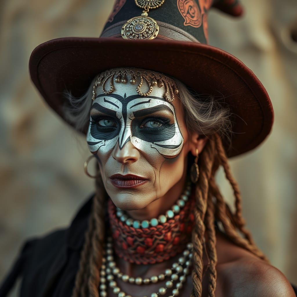 Supermodel Witch Doctor: A Fusion of Worlds
