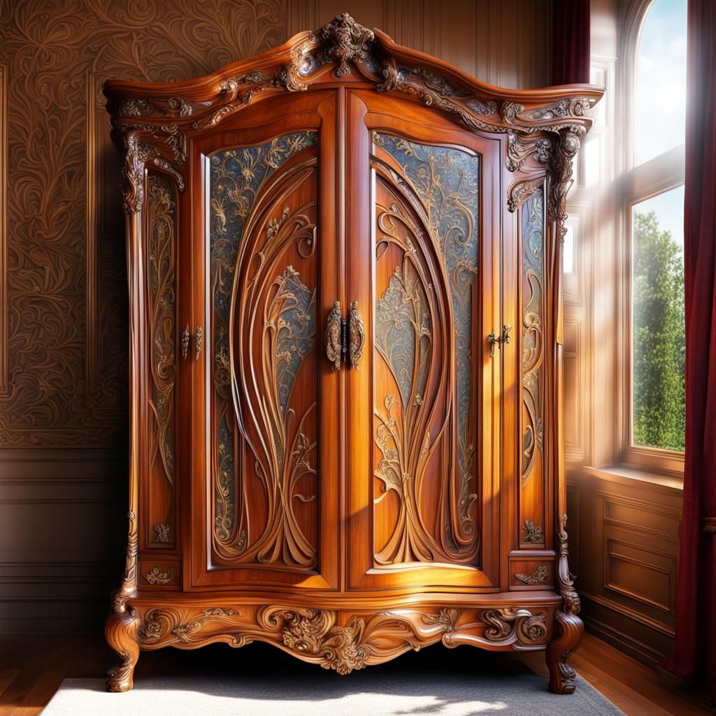 Art Nouveau Armoire