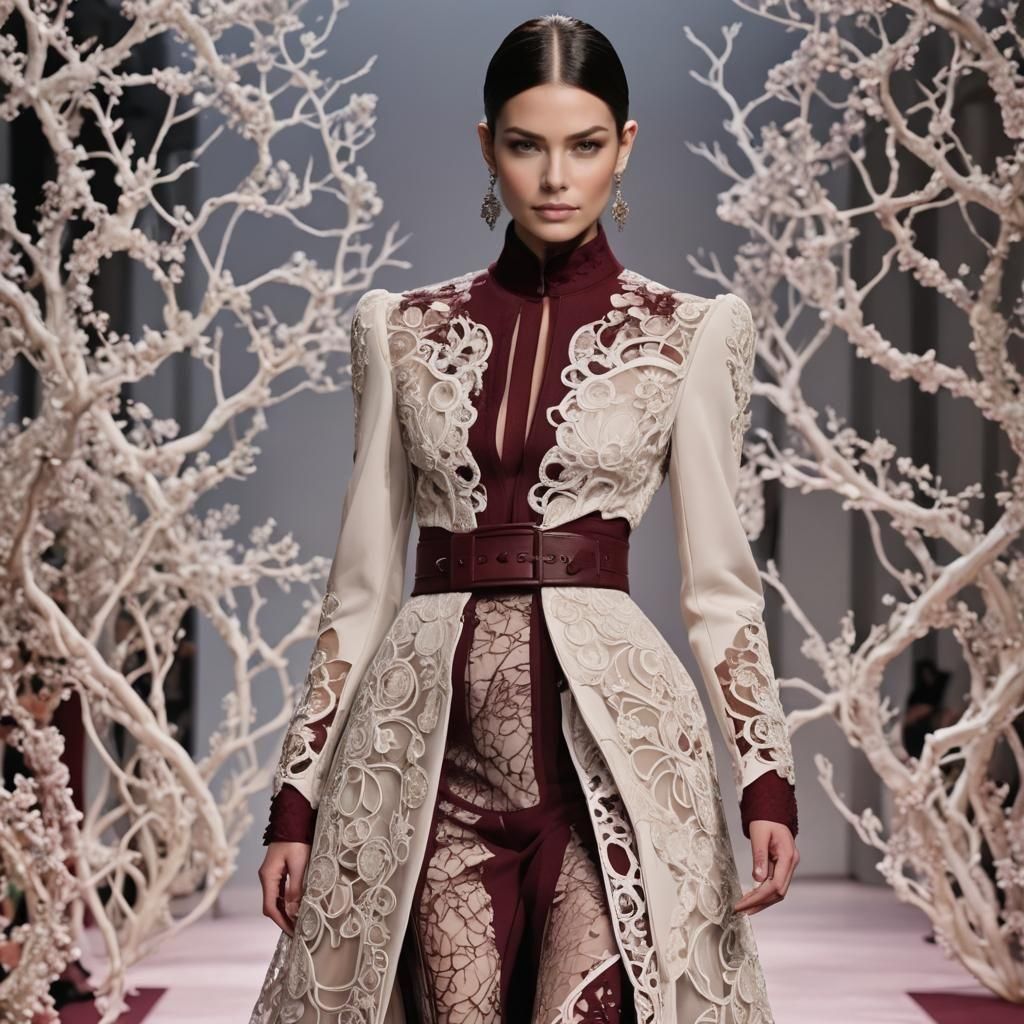 Futuristic Avant-Garde Fashion in Surrealist Pop Style